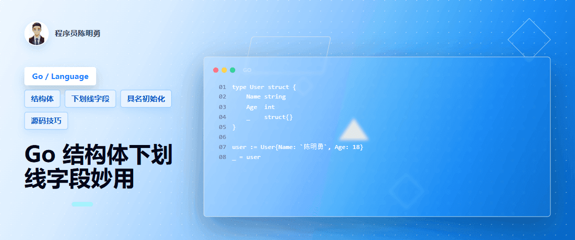 Go 在结构体中定义下划线（_）字段原来还有这个特殊用途？